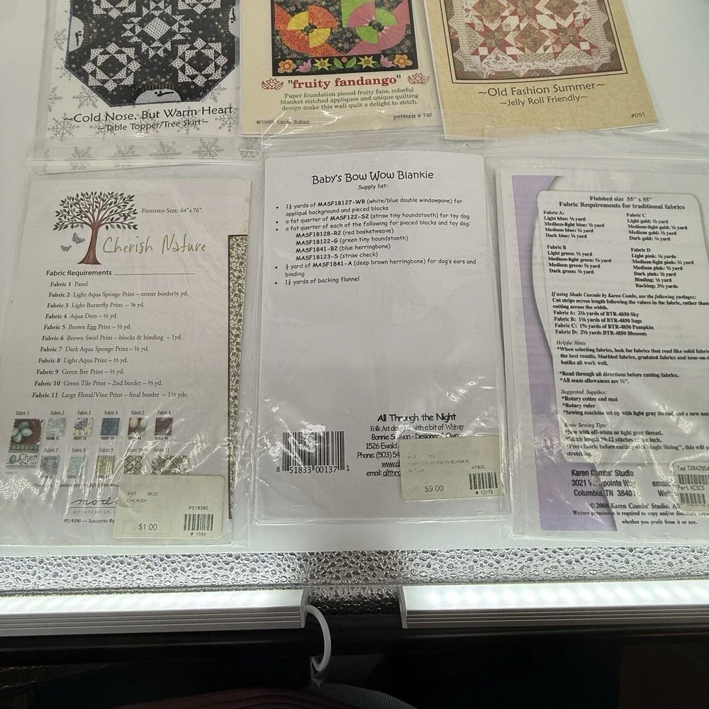 Vintage/New‎ Quilting Patterns Lot Of 6 Beautiful Quilts Multiple Designers